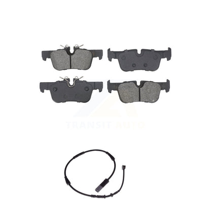 Semi-Metallic Brake Pad & Wear Sensor Rear Kit For BMW X1 Mini Cooper Countryman