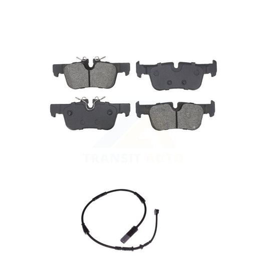 Semi-Metallic Brake Pad & Wear Sensor Rear Kit For BMW X1 Mini Cooper Countryman