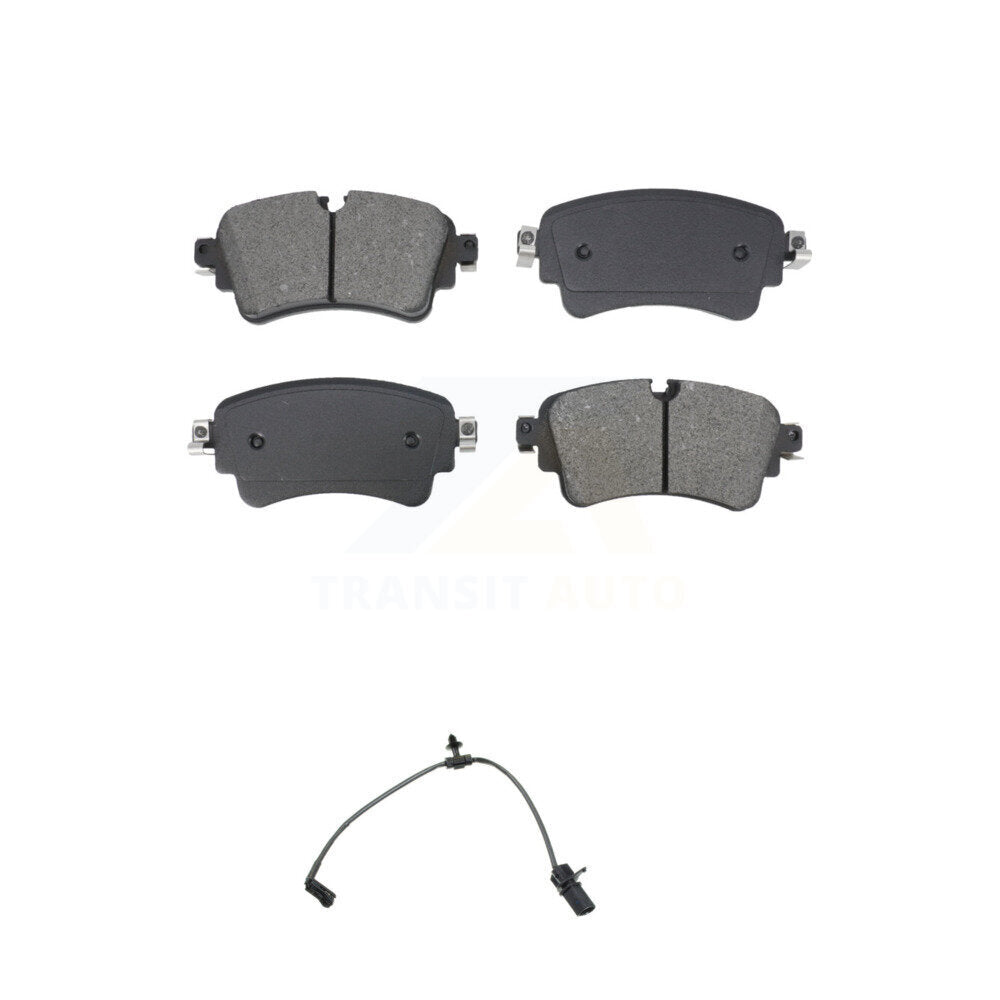 Semi-Metallic Brake Pad Wear Sensor Rear Kit For Audi A4 Quattro A5 Sportback S5
