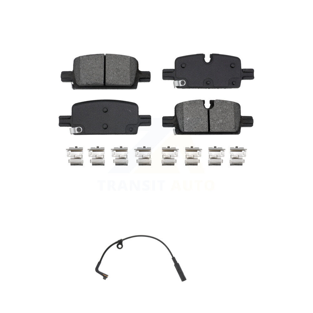 Semi-Metallic Brake Pad Wear Sensor Rear Kit For GMC Chevrolet Silverado 1500 XL