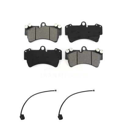 Semi-Metallic Disc Brake Pads And Wear Sensors Front Kit For Audi Q7