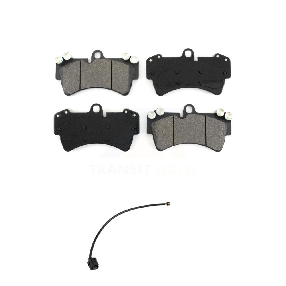 Semi-Metallic Disc Brake Pads And Wear Sensors Front Kit For Audi Q7