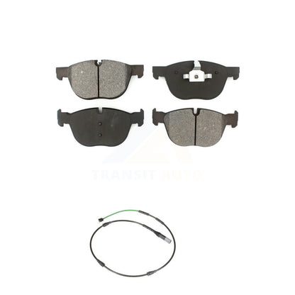 Semi-Metallic Brake Pad And Wear Sensor Front Kit For BMW X6 xDrive35i with 3.0L