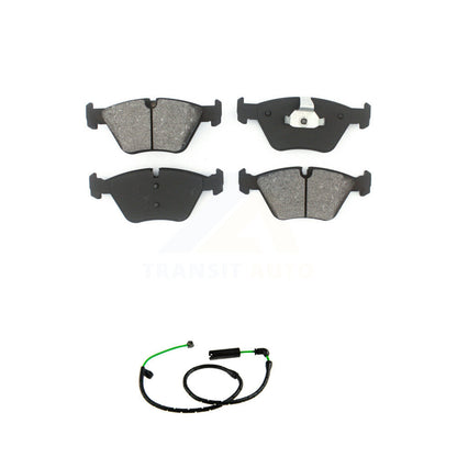 Semi-Metallic Disc Brake Pads And Wear Sensors Front Kit For BMW X3 3.0L