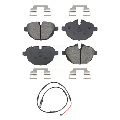 Semi-Metallic Disc Brake Pads And Wear Sensors Rear Kit For BMW 528i xDrive 535d