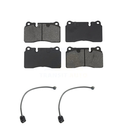 Semi-Metallic Disc Brake Pads And Wear Sensors Front Kit For Volkswagen Touareg