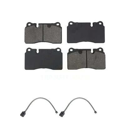 Semi-Metallic Disc Brake Pads And Wear Sensors Front Kit For Volkswagen Touareg