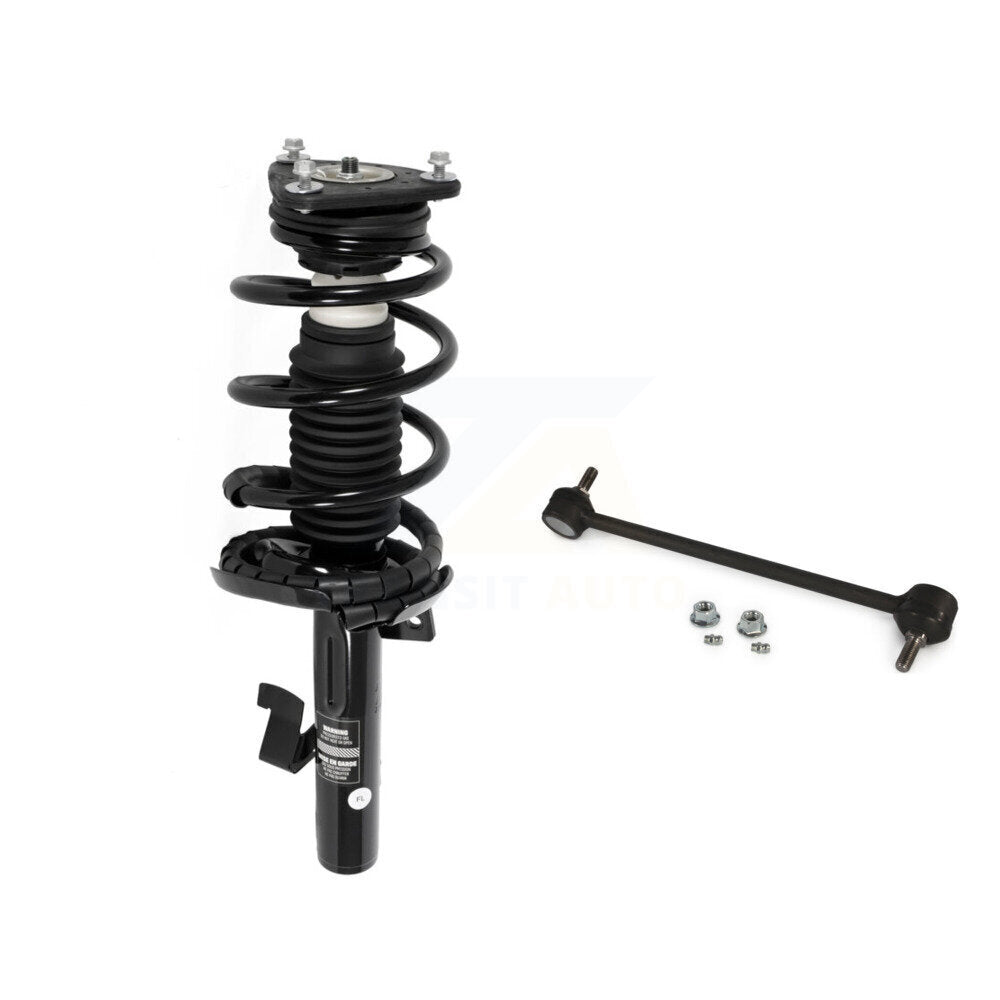 Shock Assembly And TQ Link Front Left Kit For Mazda 3 Excludes MazdaSpeed Model