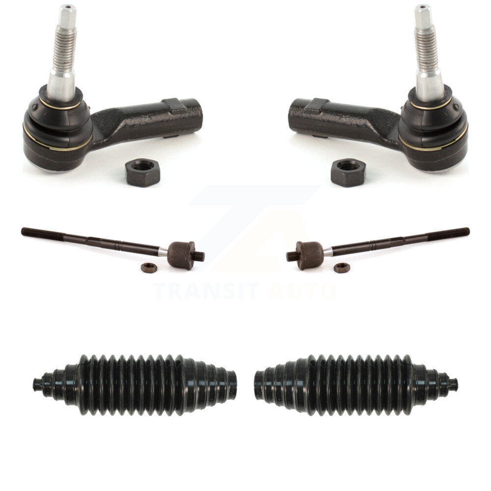 Steering Tie Rod End & Boot Front Kit For Ford F-150 Lincoln Mark LT RWD