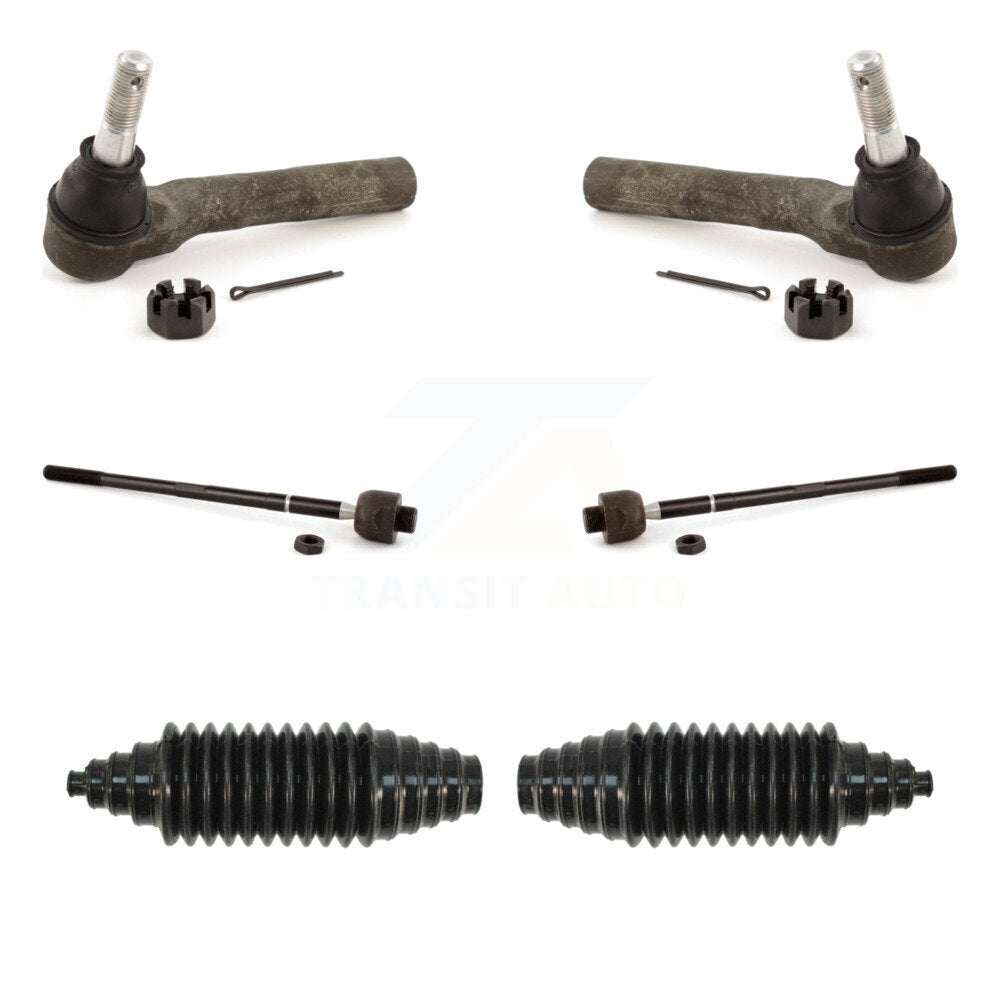 Steering Tie Rod End & Boot Front Kit For Chevrolet Express 1500 GMC Savana 2500