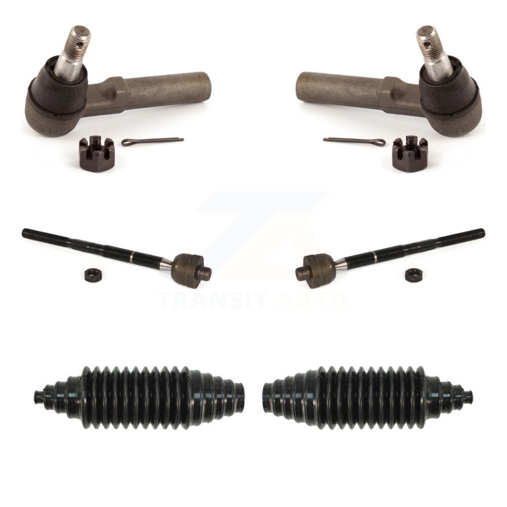 Steering Tie Rod End & Boot Front Kit For Chevrolet Colorado GMC Canyon
