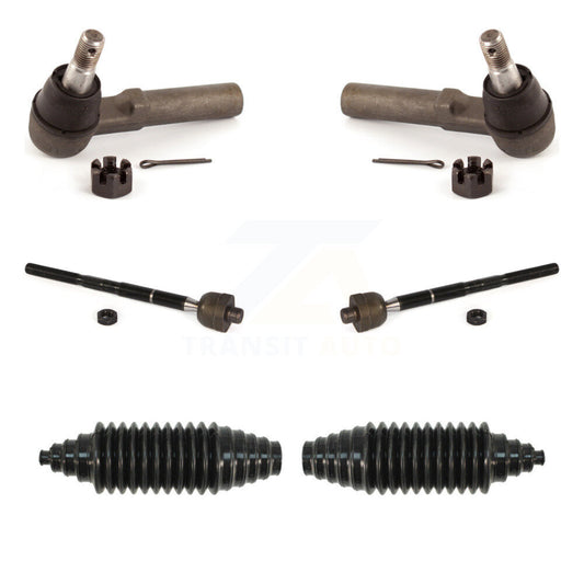 Steering Tie Rod End & Boot Front Kit For Chevrolet Colorado GMC Canyon