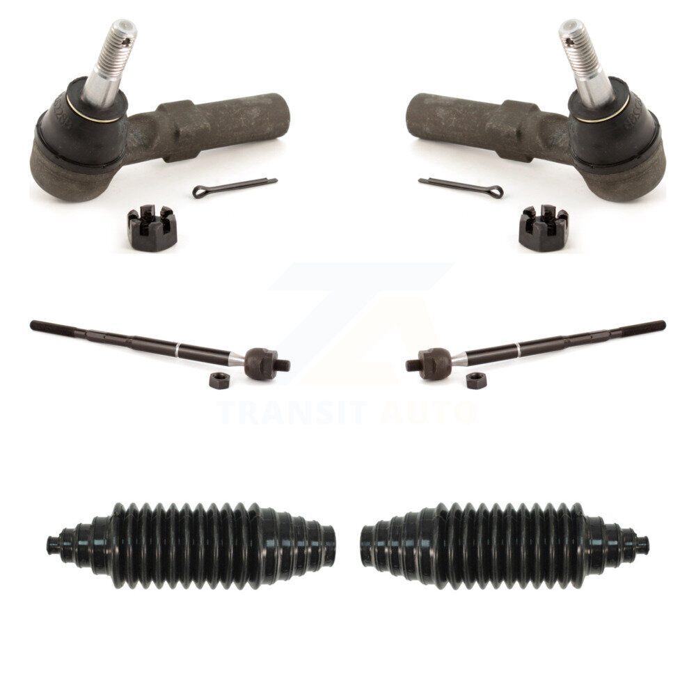 Steering Tie Rod End & Boot Front Kit For Chevrolet Equinox Pontiac Torrent