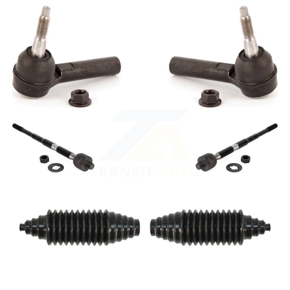 Steering Tie Rod End & Boot Front Kit For Chevrolet Equinox GMC Terrain