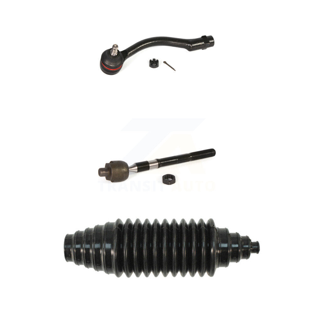 Steering Tie Rod End & Boot Front Left Kit For Hyundai Accent Kia Rio