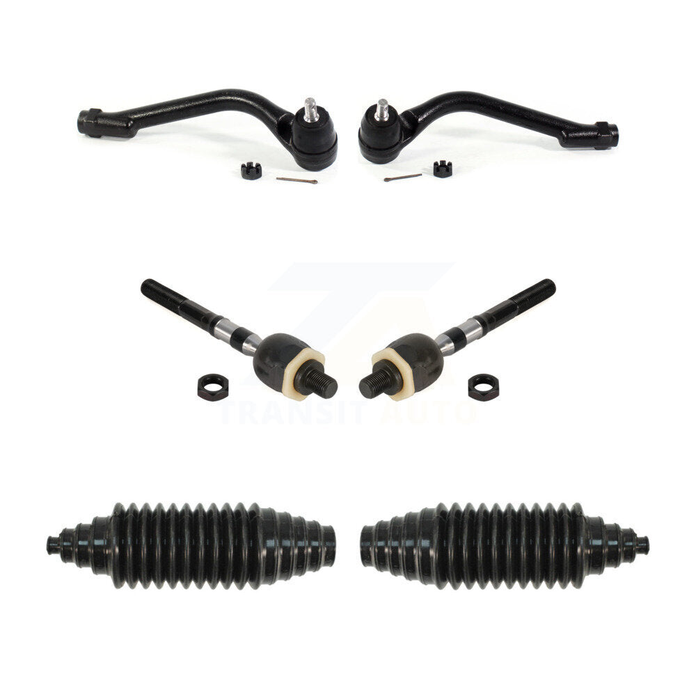 Steering Tie Rod End & Boot Front Kit For Hyundai Santa Fe Sport Kia Sorento