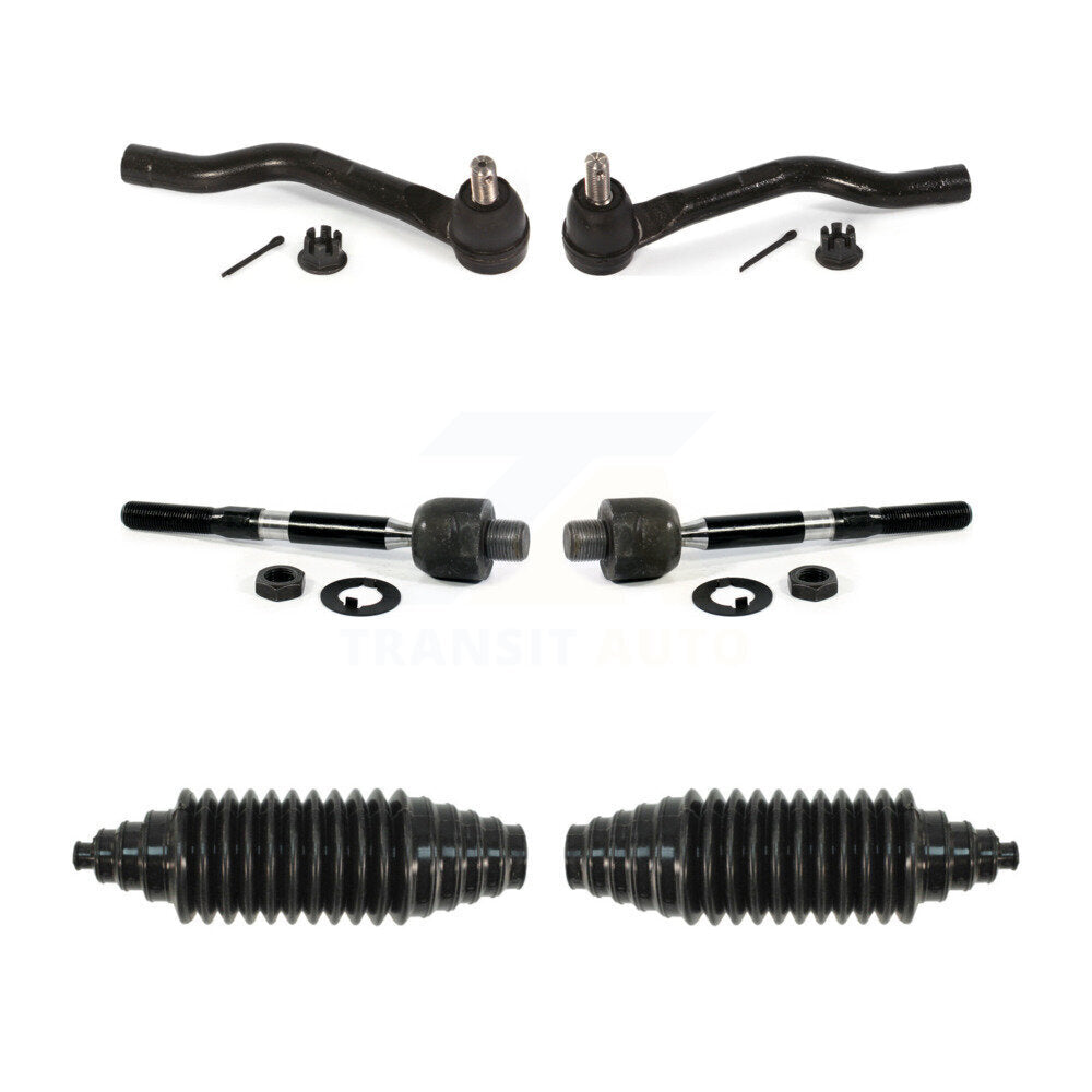 Steering Tie Rod End & Boot Front Kit For Honda Accord Acura TLX 2.4L