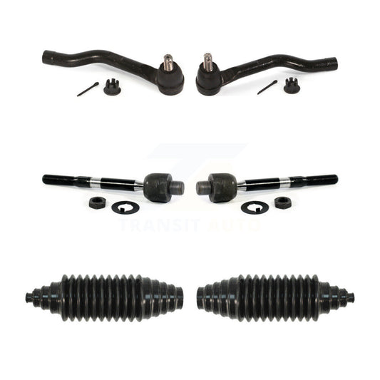 Steering Tie Rod End & Boot Front Kit For Honda Accord Acura TLX 2.4L