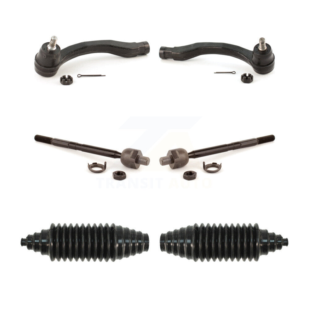 Steering Tie Rod End & Boot Front Kit For 2009-2014 Honda Fit