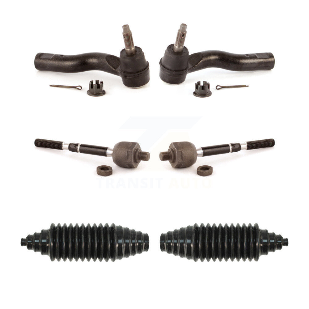 Steering Tie Rod End & Boot Front Kit For Ford Fusion Lincoln MKZ Mercury Milan