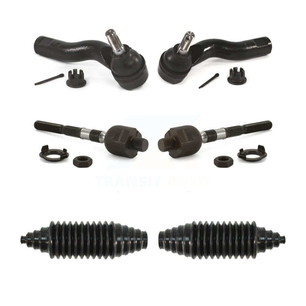 Steering Tie Rod End & Boot Front Kit For Ford Fusion Lincoln MKZ