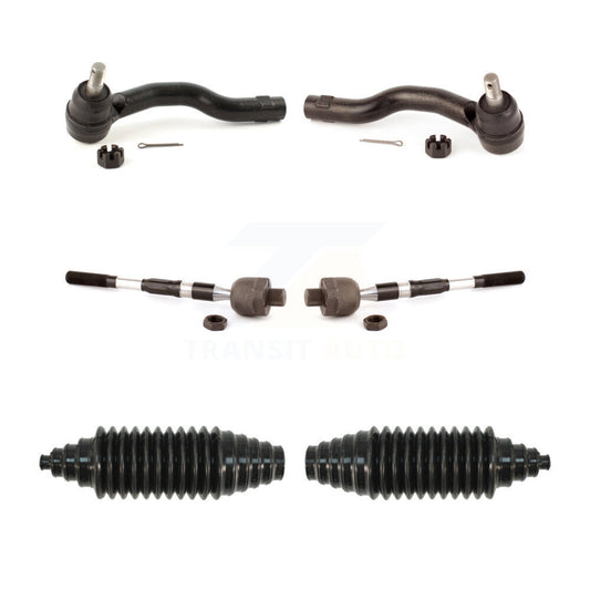 Steering Tie Rod End & Boot Front Kit For Nissan TITAN Armada INFINITI QX80 QX56