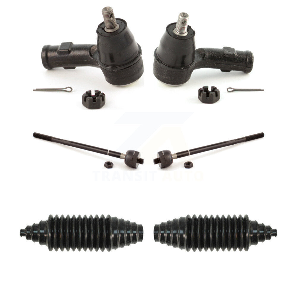 Tie Rod End & Boot Front Kit For 09-11 Ford Focus Without Fixed Ratio Steering