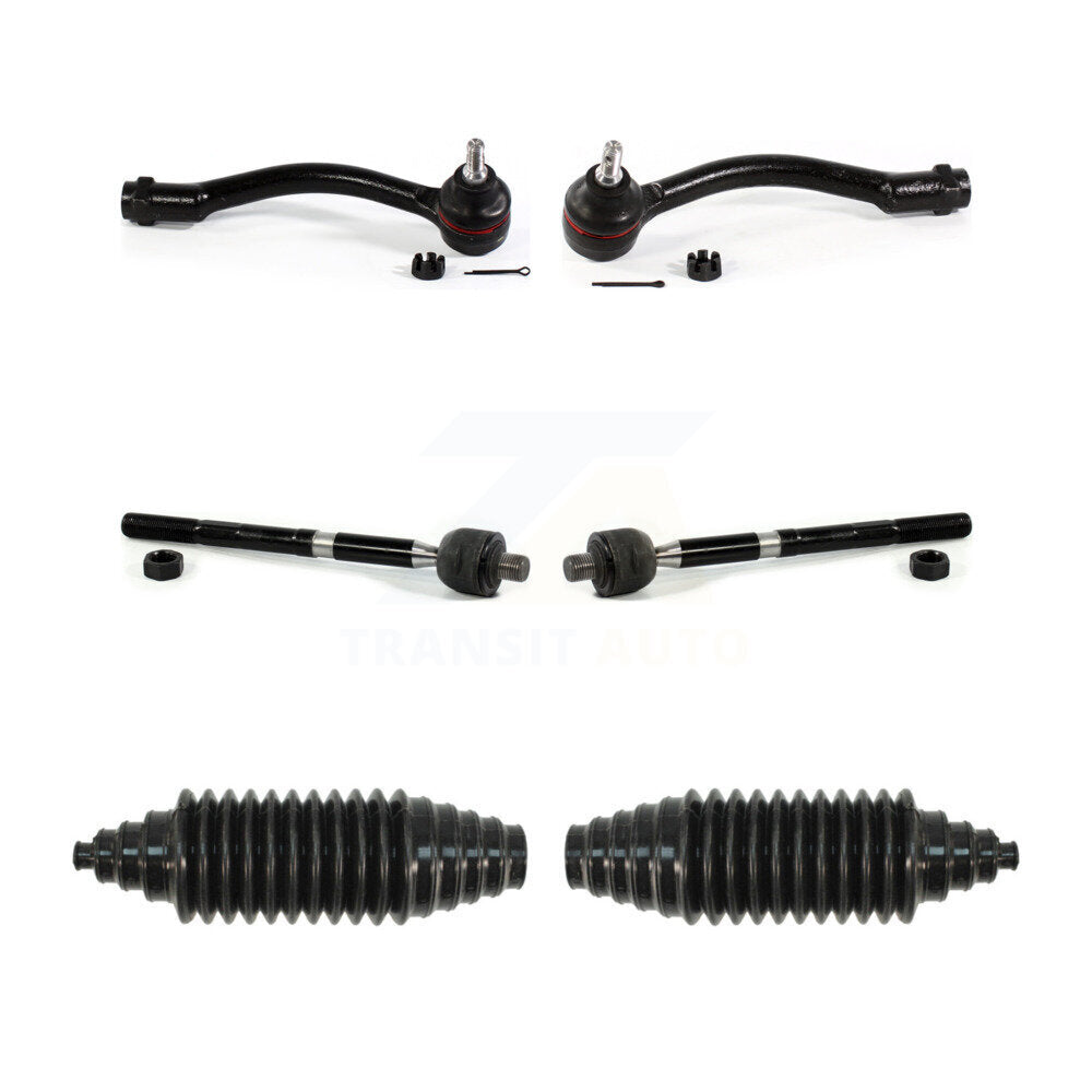 Steering Tie Rod End & Boot Front Kit For Kia Forte Forte5 Koup