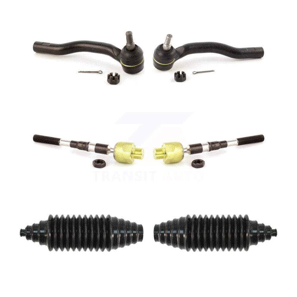 Steering Tie Rod End & Boot Front Kit For Ford Edge Lincoln MKX