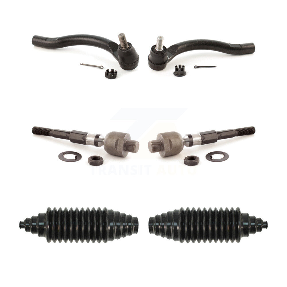 Steering Tie Rod End & Boot Front Kit For 2006-2011 Honda Civic Acura CSX