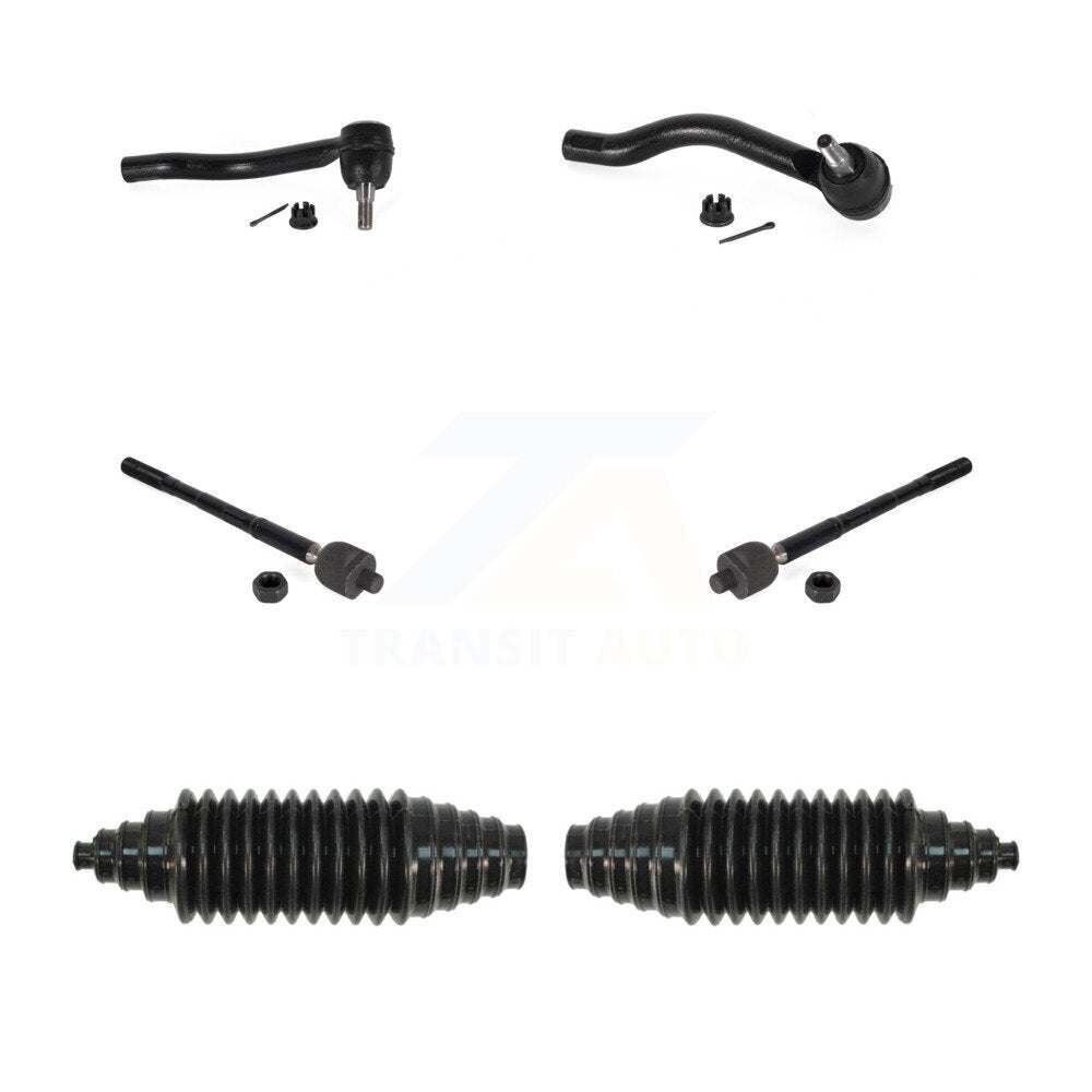 Steering Tie Rod End & Boot Front Kit For Nissan Pathfinder INFINITI QX60 JX35