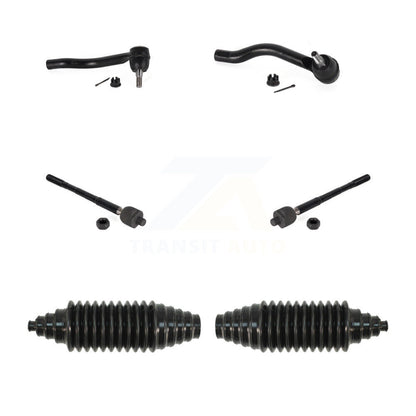 Steering Tie Rod End & Boot Front Kit For Nissan Pathfinder INFINITI QX60 JX35