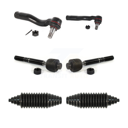 Steering Tie Rod End & Boot Front Kit For Toyota Tundra Sequoia