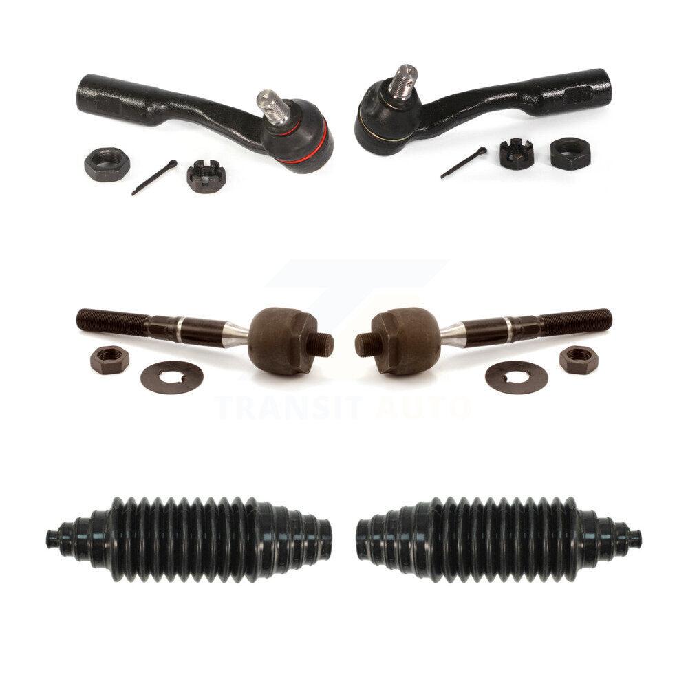 Steering Tie Rod End & Boot Front Kit For Toyota Tundra Sequoia