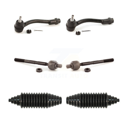 Tie Rod End & Boot Front Kit (6Pc) For Kia Rio Rio5 Power steering system