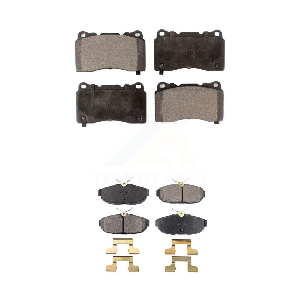 Ceramic Brake Pads Front Rear Kit For Ford Mustang