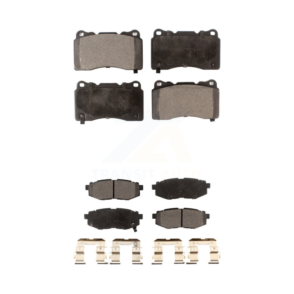 Ceramic Brake Pads Front Rear Kit For 2017 Subaru BRZ Base With Brembo Brakes