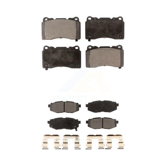Ceramic Brake Pads Front Rear Kit For 2017 Subaru BRZ Base With Brembo Brakes