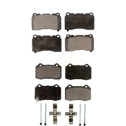 Ceramic Brake Pads Front Rear Kit For Hyundai Genesis Coupe Tesla S