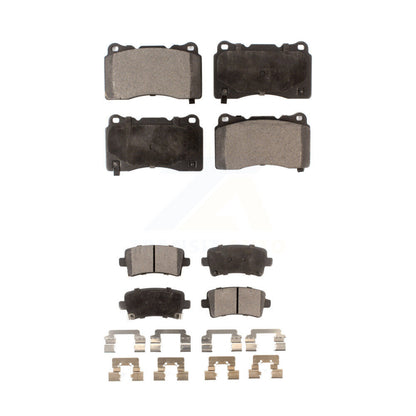 Ceramic Brake Pads Front Rear Kit For Buick Regal Cadillac XTS Saab 9-5