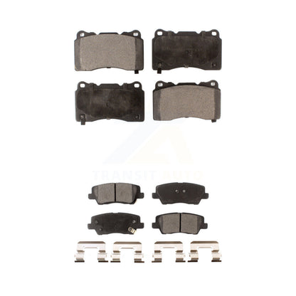 Ceramic Brake Pads Front Rear Kit For Cadillac ATS CTS