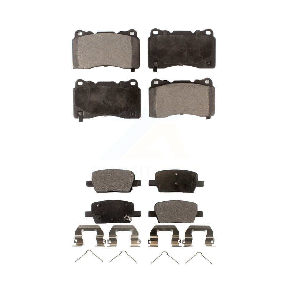 Ceramic Brake Pads Front Rear Kit For Chevrolet Camaro Cadillac CT6