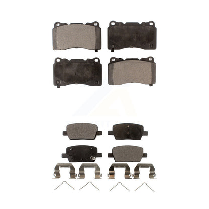 Ceramic Brake Pads Front Rear Kit For Chevrolet Camaro Cadillac CT6