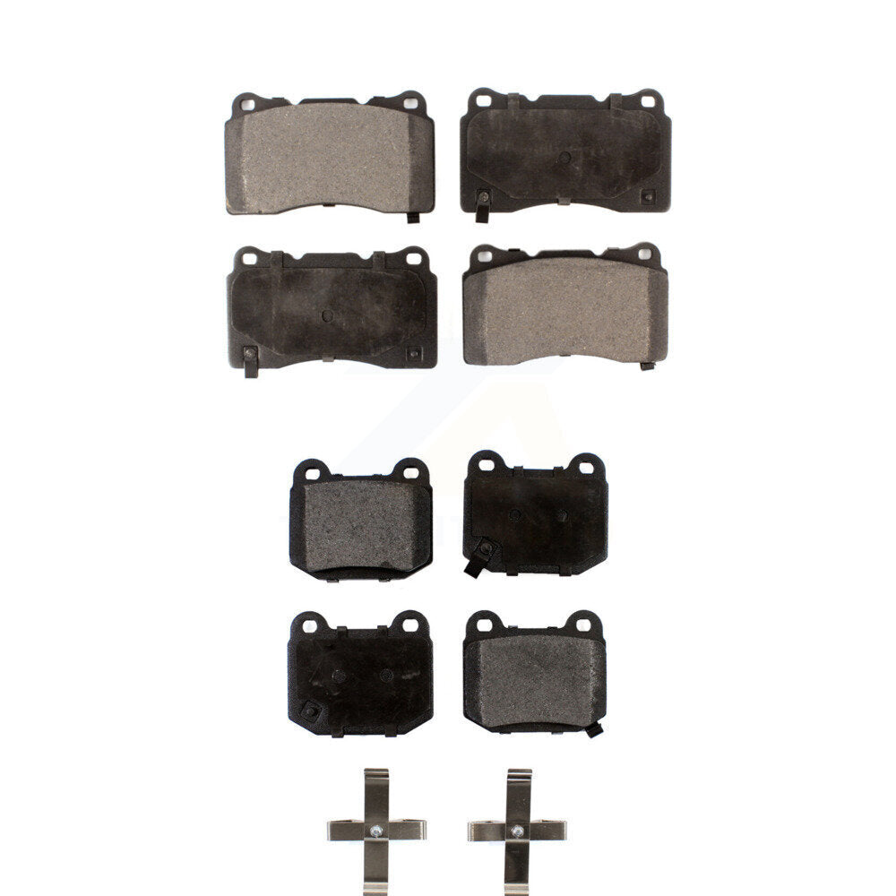 Ceramic Brake Pad Front Rear Kit For Subaru Impreza Mitsubishi Lancer WRX STI 86