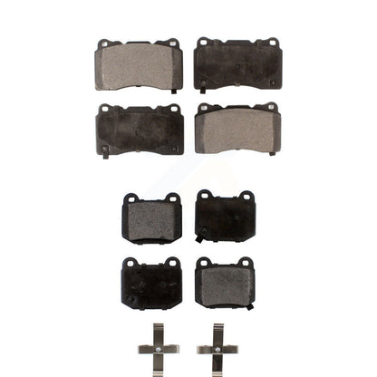 Ceramic Brake Pad Front Rear Kit For Subaru Impreza Mitsubishi Lancer WRX STI 86