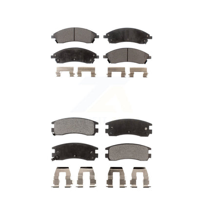 Ceramic Brake Pads Front Rear Kit For 2004 Pontiac Bonneville GXP