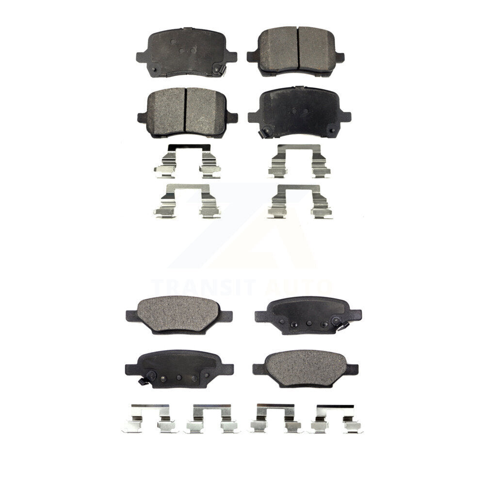 Ceramic Brake Pads Front Rear Kit For Chevrolet Pontiac Cobalt G5 Saturn Ion HHR