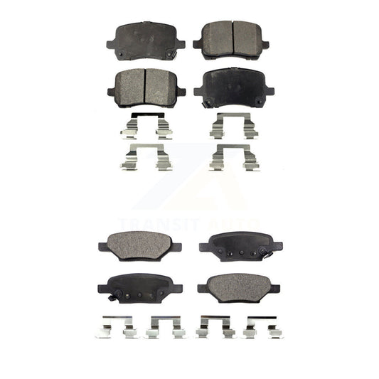 Ceramic Brake Pads Front Rear Kit For Chevrolet Pontiac Cobalt G5 Saturn Ion HHR