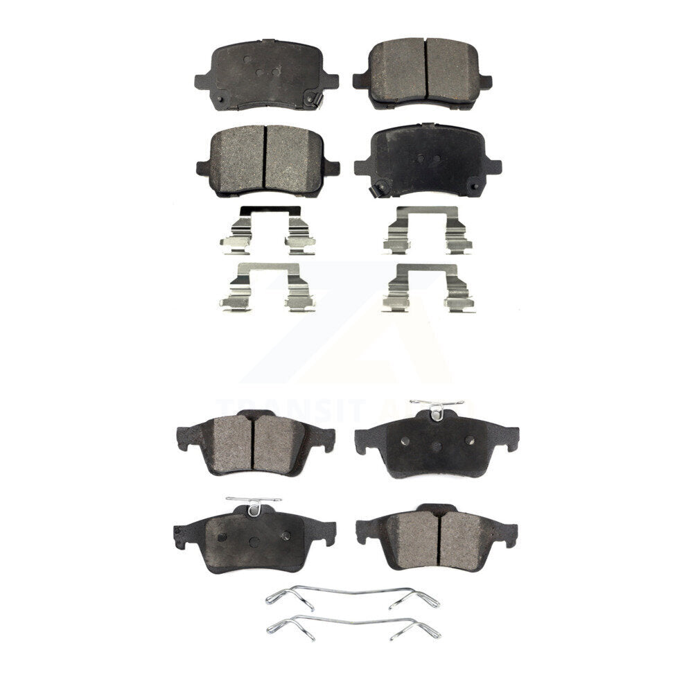 Ceramic Brake Pads Front Rear Kit For Pontiac Solstice Saturn Sky