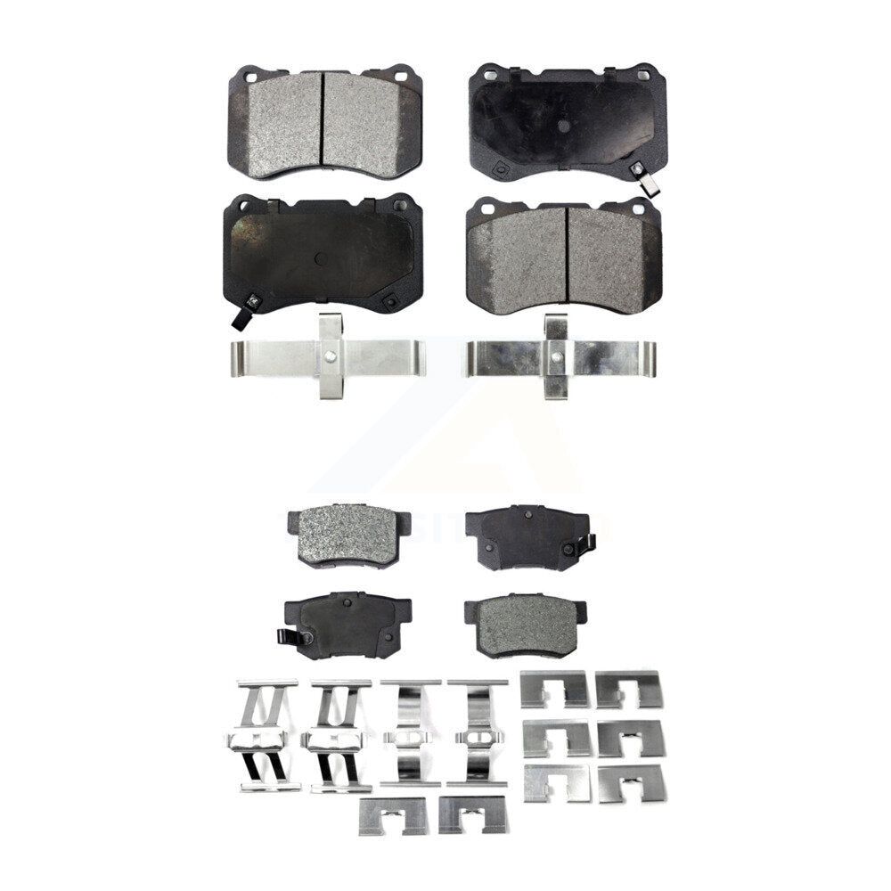 Ceramic Brake Pads Front Rear Kit For Acura TL